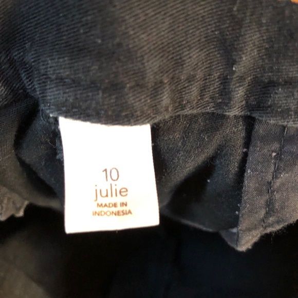 LOFT Catalina black Capris Julie fit - Picture 4 of 9